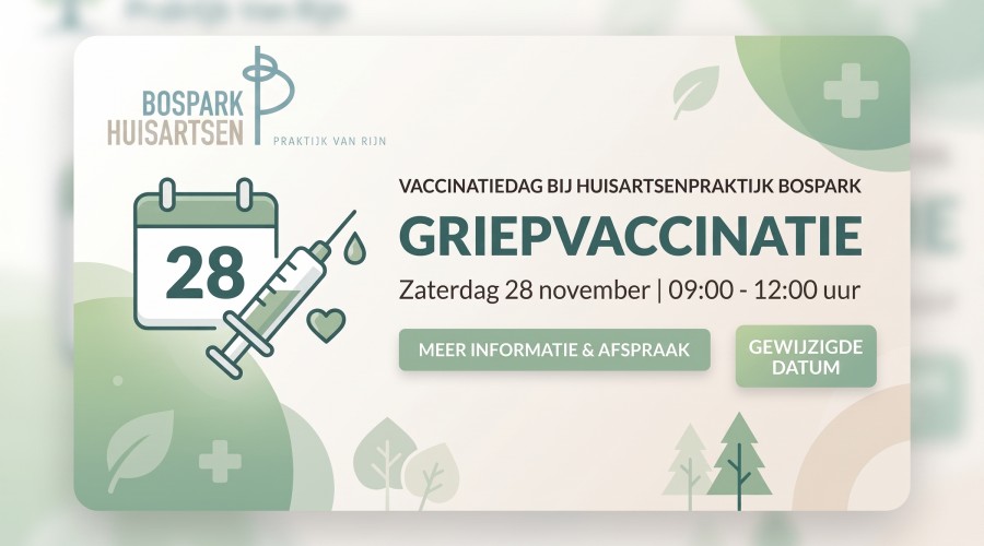 Belangrijke informatie over de griepvaccinaties 2026